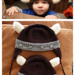 Viking Hat Free Knitting Pattern