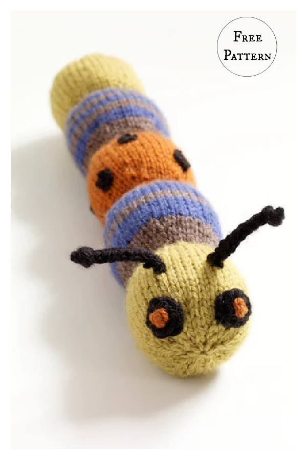 Hungry Caterpillar Free Knitting Pattern