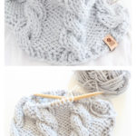 Easy Cable Cowl Free Knitting Pattern