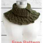 Elizabethtown Cables Cowl Free Knitting Pattern