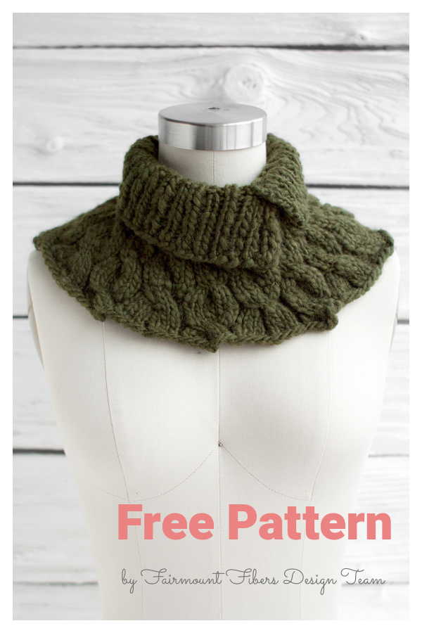 Elizabethtown Cables Cowl Free Knitting Pattern