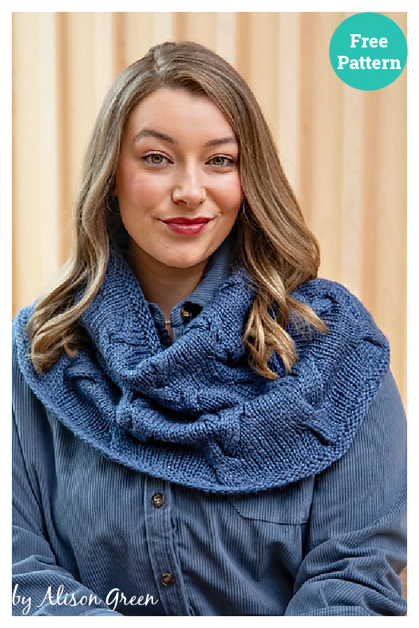 Fuller Braided Cables Cowl Free Knitting Pattern