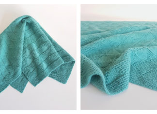Geo Blanket Free Knitting Pattern
