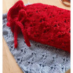Medium Eyelet Gift Bag Free Knitting Pattern