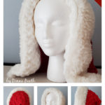 Mrs. Claus’s Red Bonnet Free Knitting Pattern