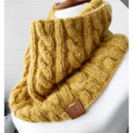 Quick Cable Cowl Free Knitting Pattern