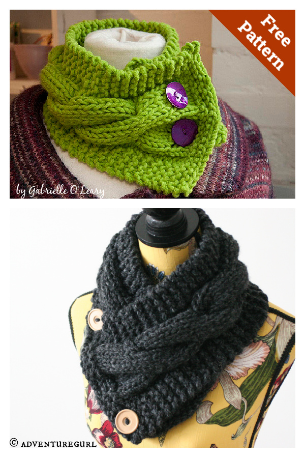 Quick Cable Cowl Free Knitting Pattern 