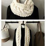The Fisherman’s Daughter Cabled Cowl Free Knitting Pattern