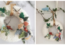 Woodland Wreath Knitting Pattern