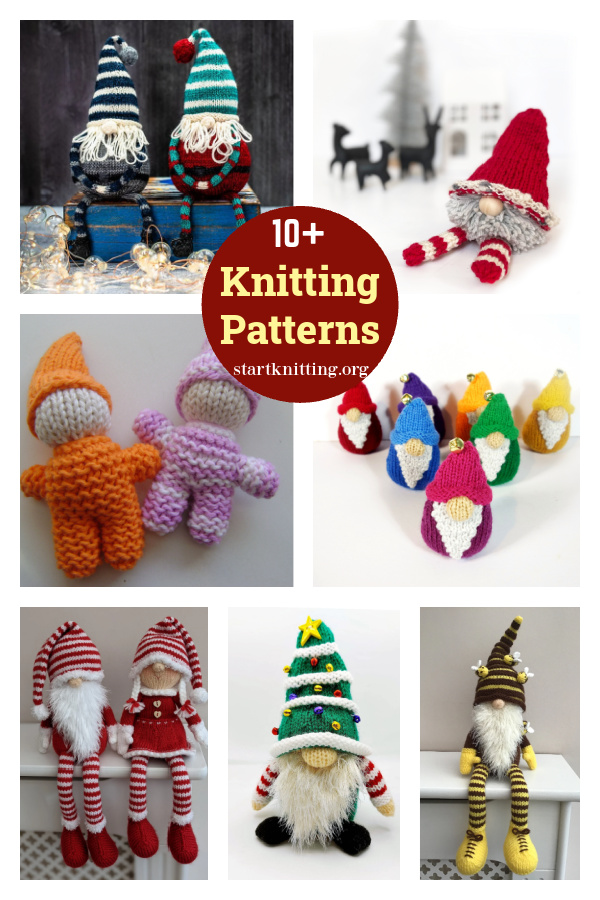 10+ Christmas Gnomes Knitting Patterns 