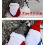 Christmas Gnome Free Knitting Pattern