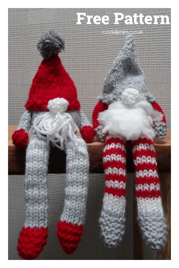 Christmas Gnomes Free Knitting Pattern