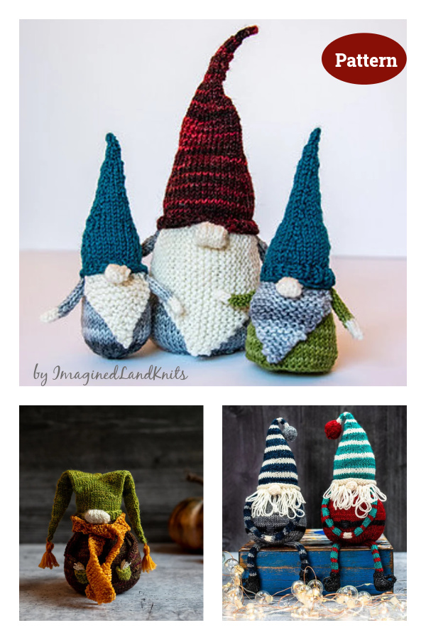 Christmas Gnomes Knitting Patterns