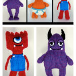 Hungry Monsters Free Knitting Pattern