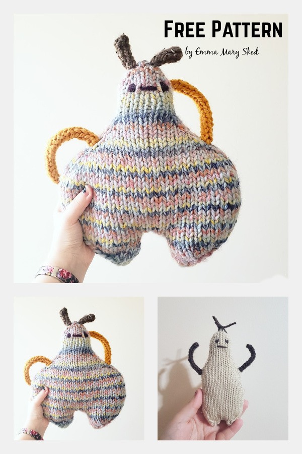 Monster Pontius Free Knitting Pattern