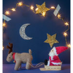 Mini Santa and Reindeer Free Knitting Pattern