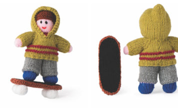 Skateboarder Doll Free Knitting Pattern
