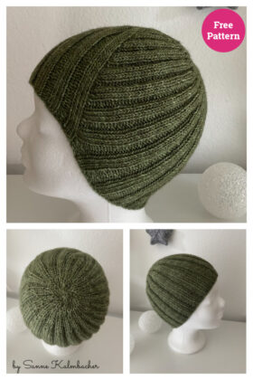 5 Easy Beanie Free Knitting Pattern