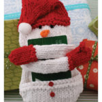 Snow Man Gift Card Cozy Free Knitting Pattern