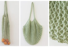 The Market Bag Free Knitting Pattern and Video Tutorial
