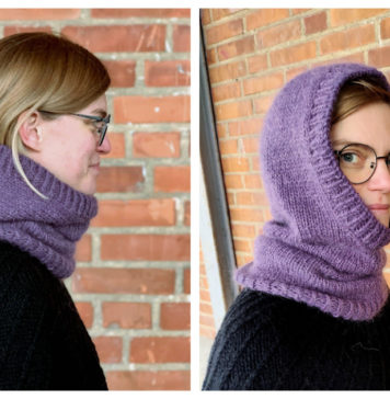 The Notorious Hooded Cowl Free Knitting Pattern