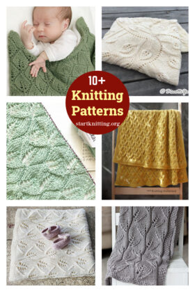 10+ Lace Leafy Baby Blanket Knitting Pattern - Page 2 of 3