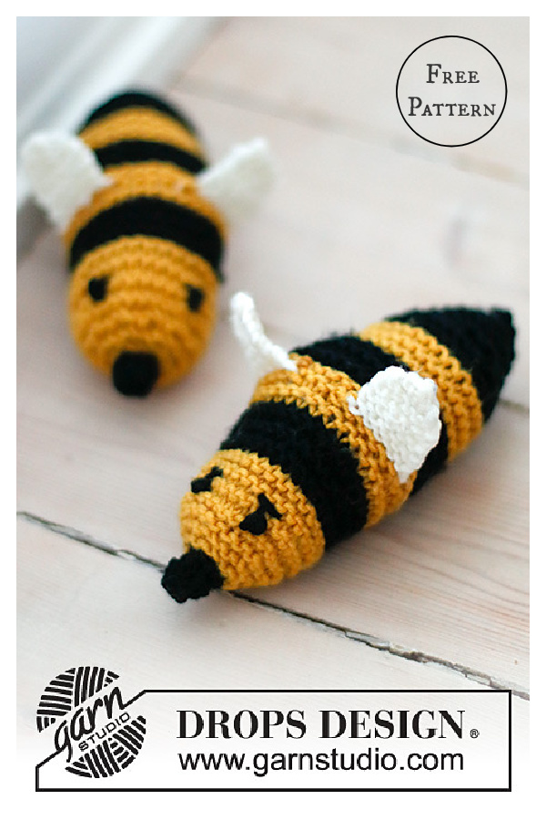 Bee Buddies Free Knitting Pattern