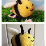 Bertie the Bee Free Knitting Pattern