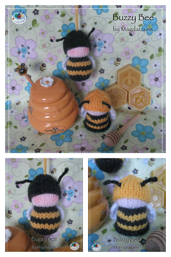 Buzzy Bee Free Knitting Pattern