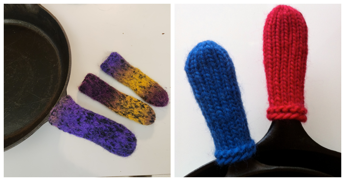 Cast Iron Pot Holder Crochet Pattern, Crochet Iron Skillet Handle