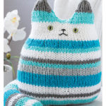 Fat Cat Pillow Knitting Pattern