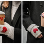 Heart Story Mittens Free Knitting Pattern