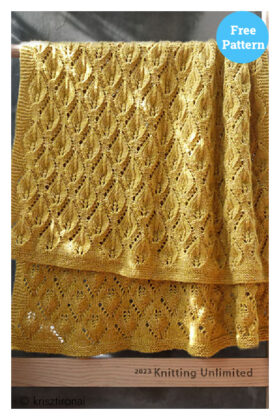 10+ Lace Leafy Baby Blanket Knitting Pattern - Page 3 of 3