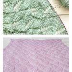 Leaves Baby Blanket Free Knitting Pattern
