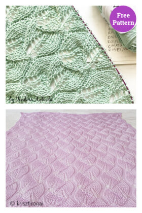 10+ Lace Leafy Baby Blanket Knitting Pattern - Page 3 of 3