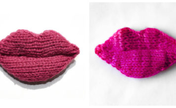 Lips Free Knitting Patterns