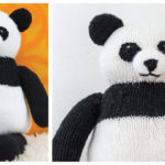 Panda Toy Free Knitting Pattern