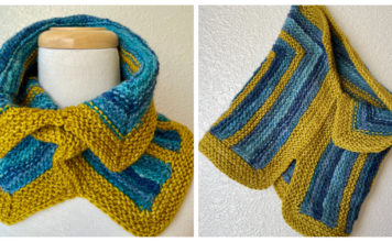Revenge of Pup Patch Cowl Knitting Pattern
