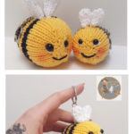 SWC Mini and Baby Bee Knitting Pattern