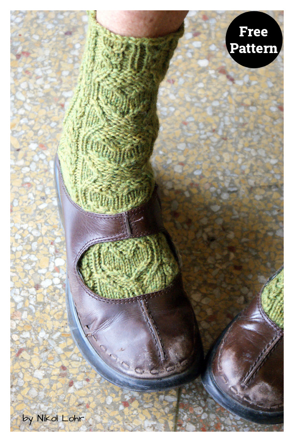 Sweetheart Socks Free Knitting Pattern