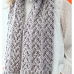 Bulky Lace Scarf Free Knitting Pattern