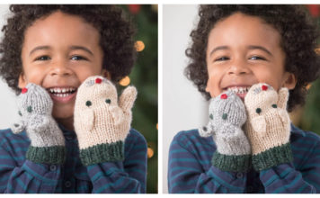 Cat And Mouse Mittens Free Knitting Pattern