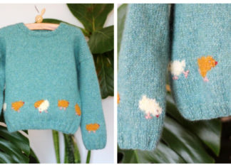 Chicky Children’s Sweater Free Knitting Pattern