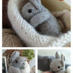 Easter Rabbit Toy Free Knitting Pattern