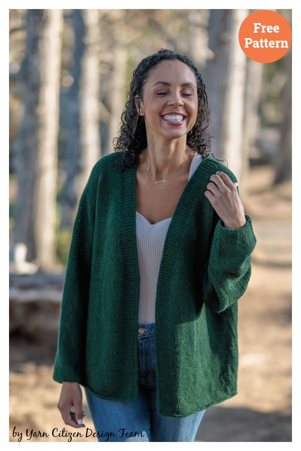 Essence Cardi Free Knitting Pattern