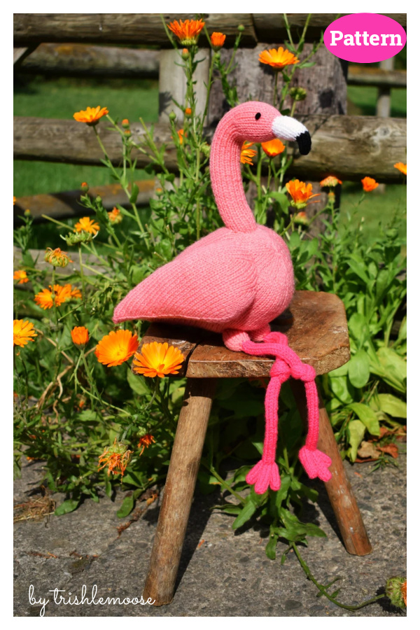 Felipe Flamingo Knitting Pattern
