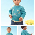 Funny Bunny Pullover Free Knitting Pattern