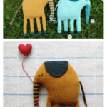 Mr. Ruesselo The Elephant Free Knitting Pattern