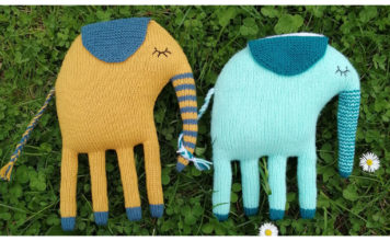 Mr. Ruesselo The Elephant Free Knitting Pattern