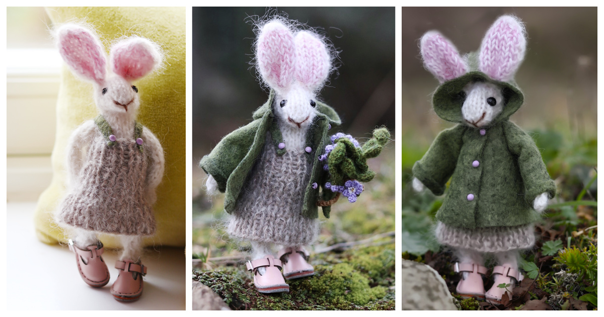 Rabbit Doll Knitting Pattern